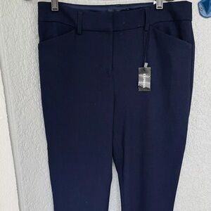 Express Pants Stretch Black Skinny Mid Rise Women's Size 4 Zip Button